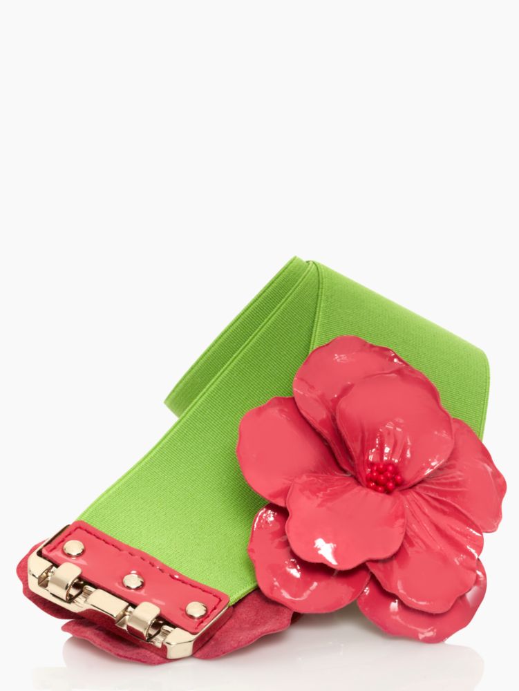 kissing fabric flower belt