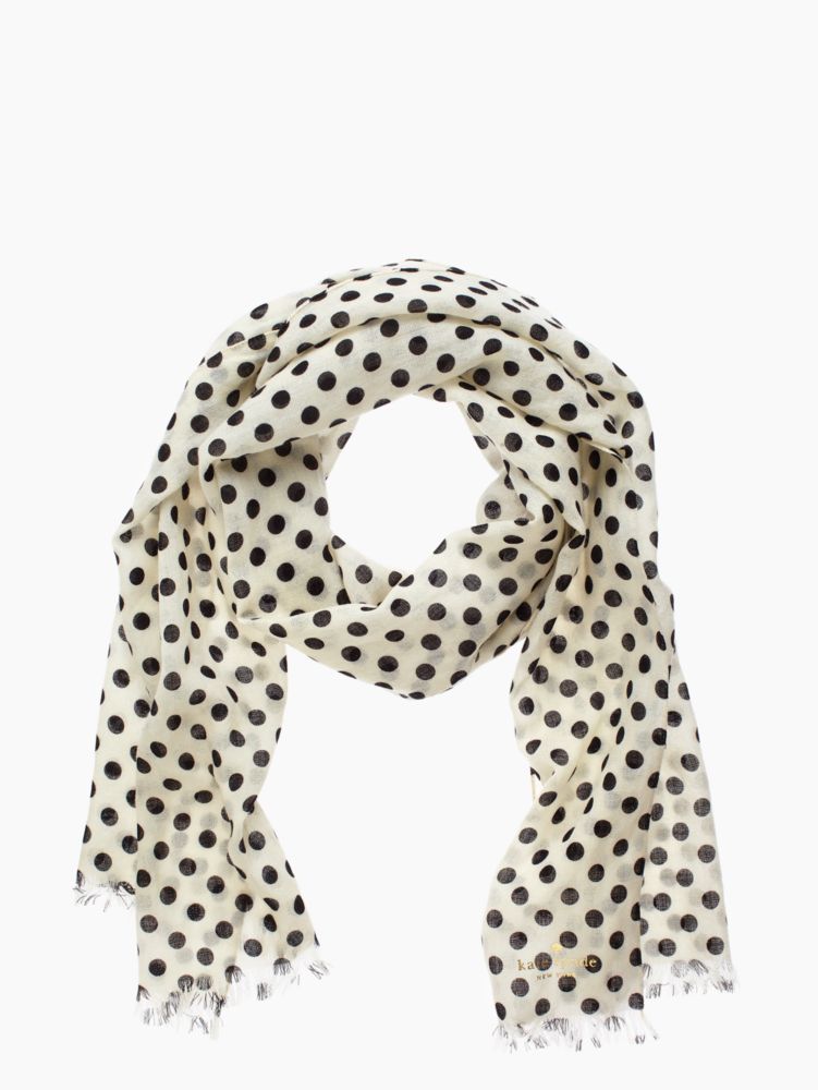 framed dot scarf