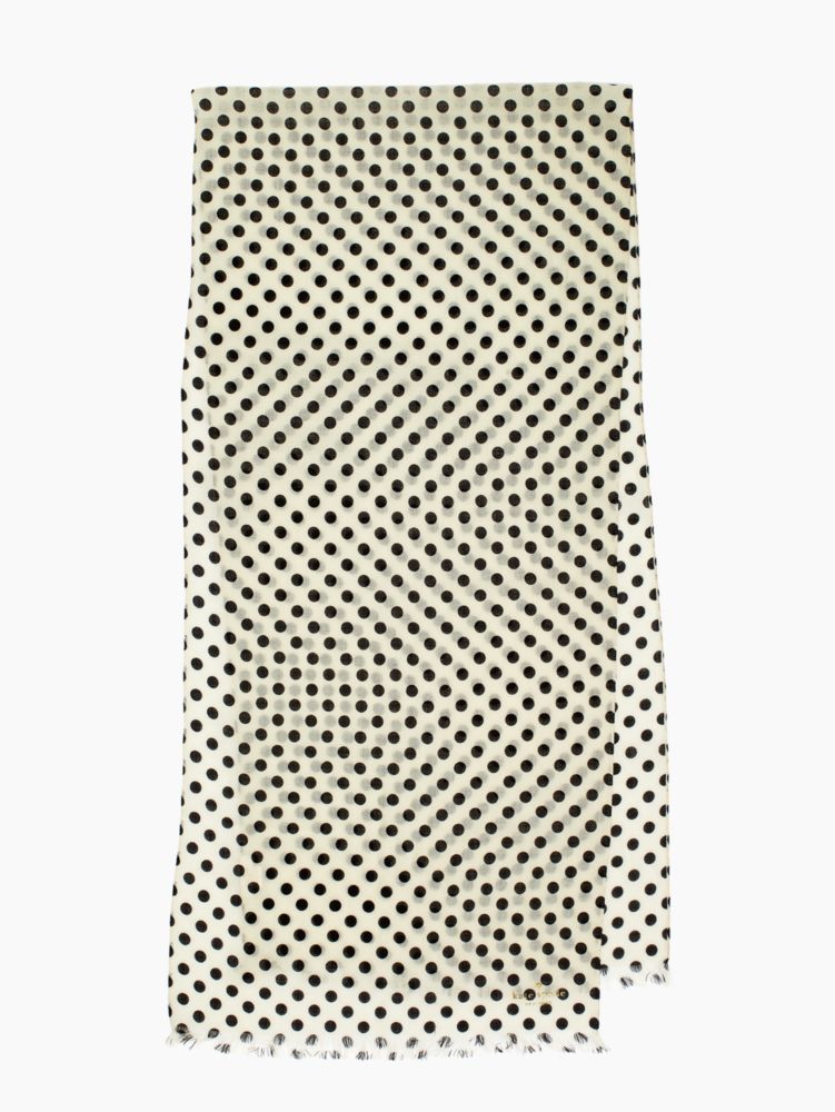 framed dot scarf