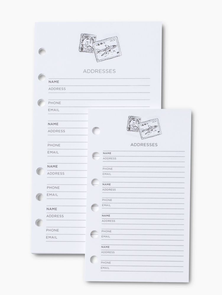 address personal refill
