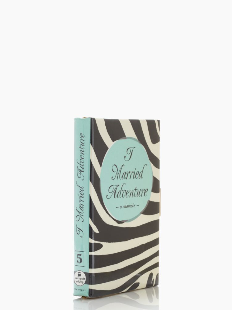 I married adventure book clutch
