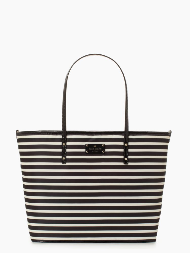 kate spade nylon stripe harmony baby bag