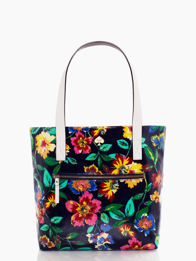 flicker fabric zip bon shopper