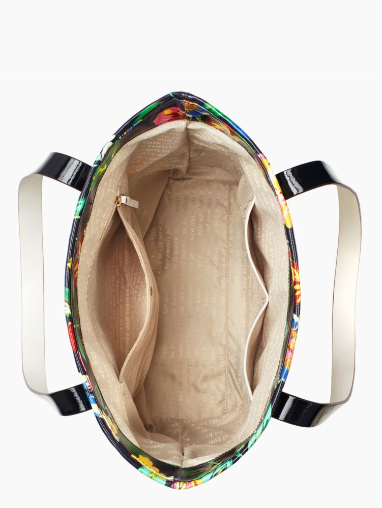 flicker fabric zip bon shopper