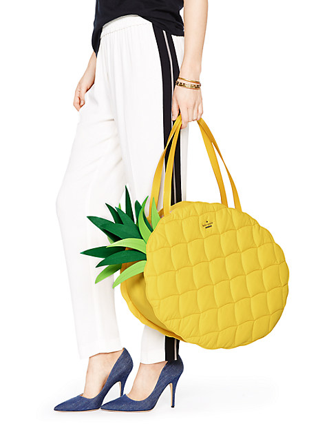 Wing It Pineapple Tote! - $129