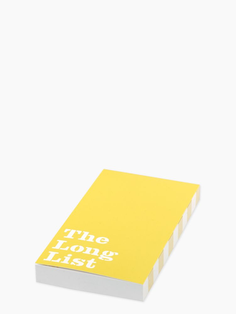 long list pad