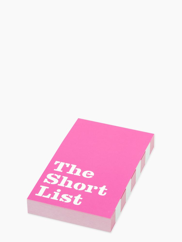 short list pad