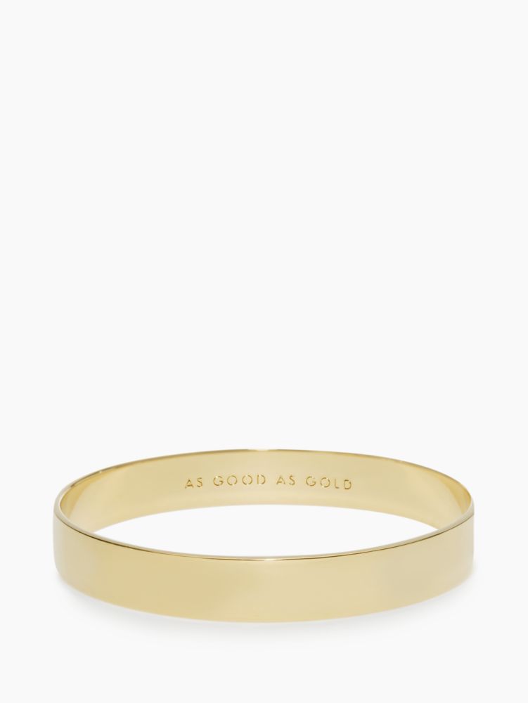 solid gold idiom bangle