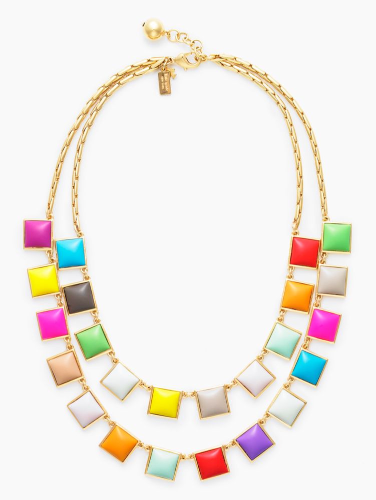 tutti fruitti collar necklace