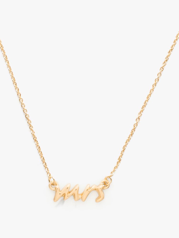 say yes ''mrs'' necklace