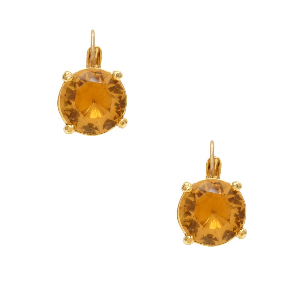 kate spade round lever-back earrings