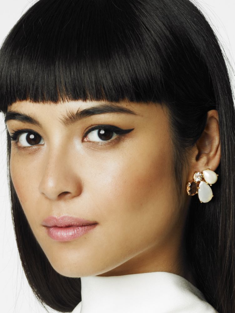 crystal chapel cluster studs
