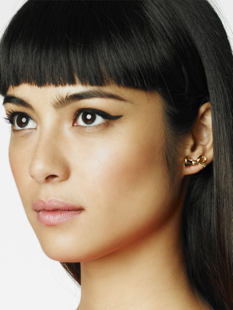 skinny mini bow studs