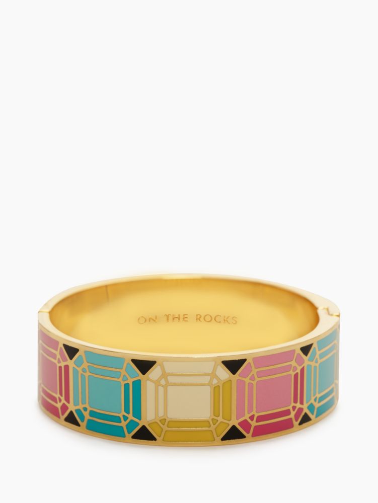 on the rocks hinged bangle