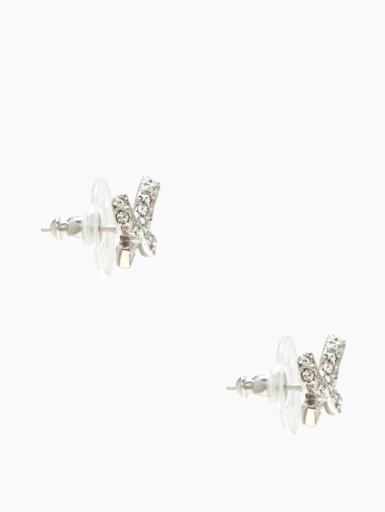 skinny mini pave studs