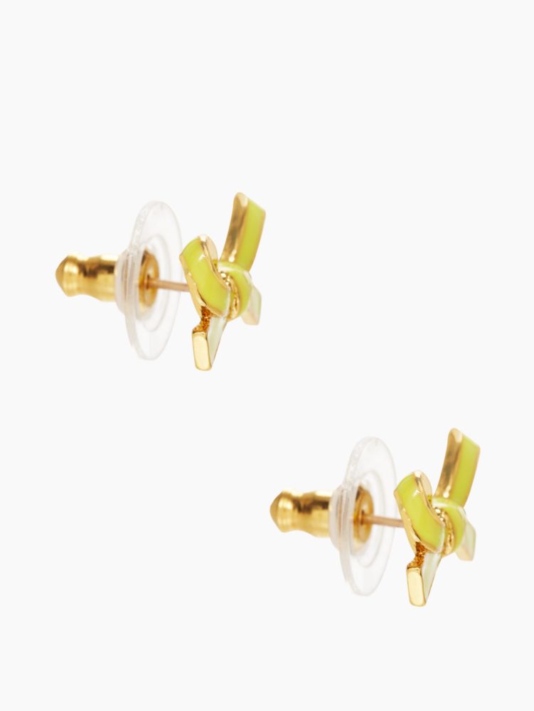 skinny mini bow studs
