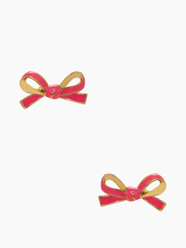 skinny mini bow studs