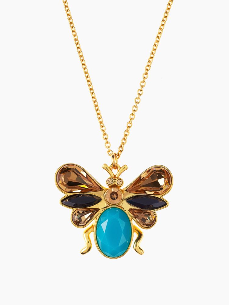 unwanted visitors winged bug pendant