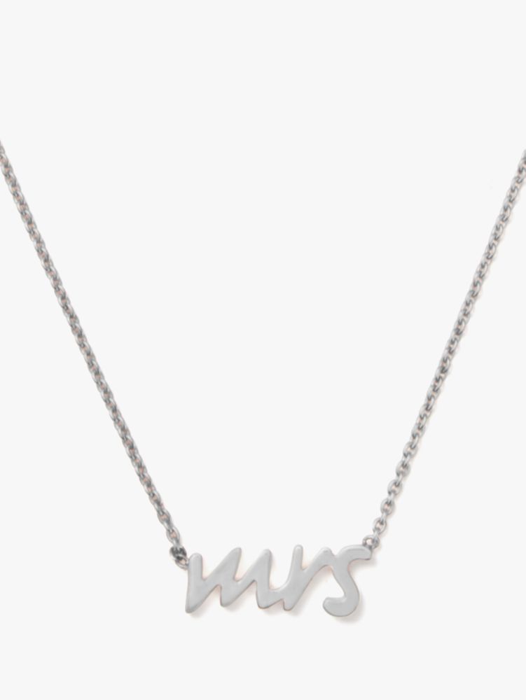 say yes ''mrs'' necklace