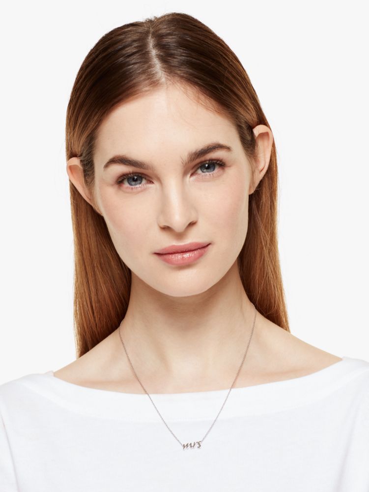 say yes ''mrs'' necklace