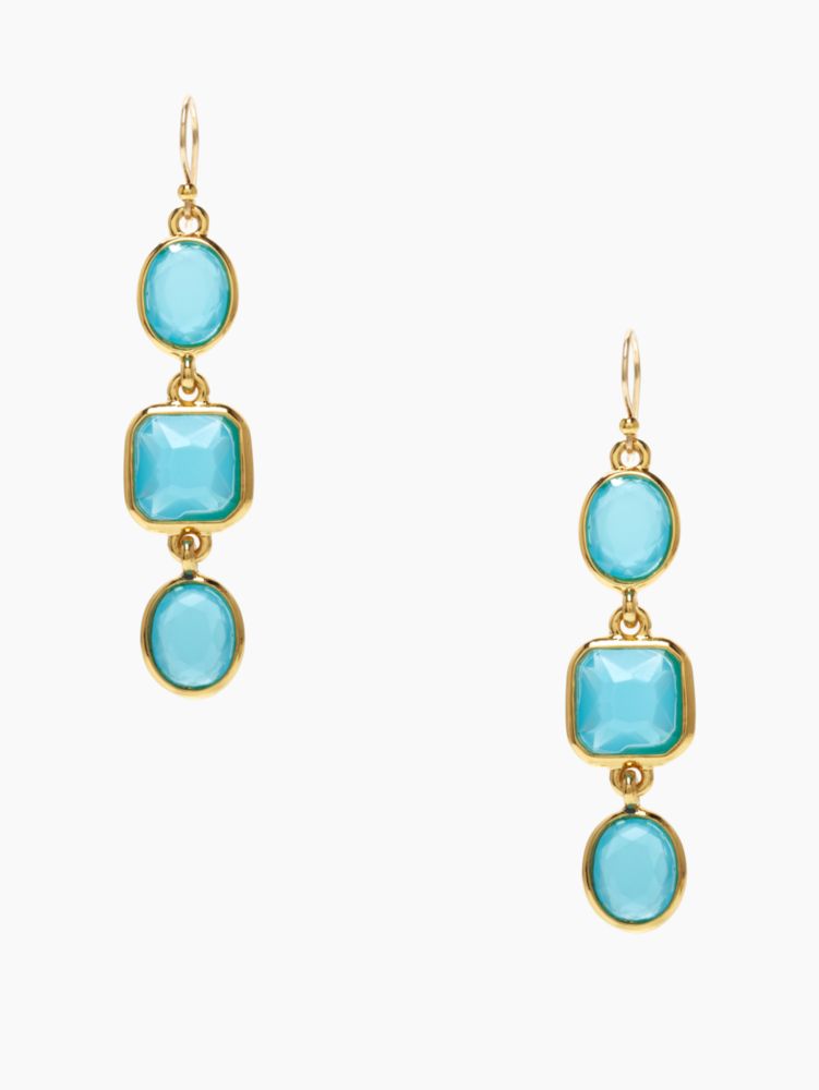 coated confetti linear earrings