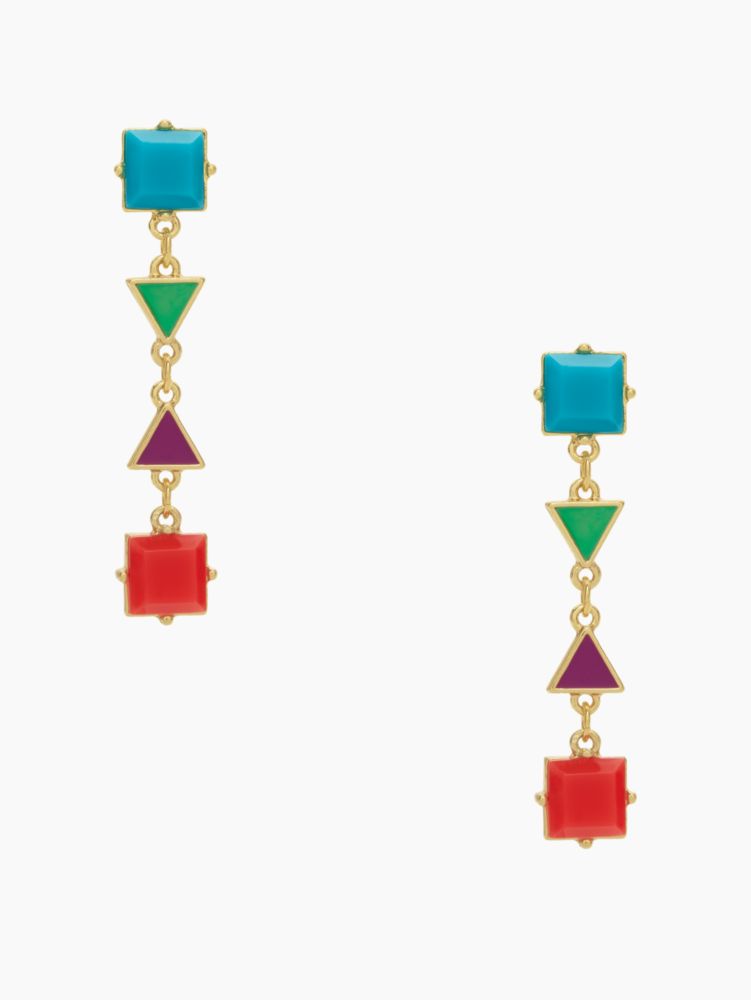 pueblo tiles linear earrings