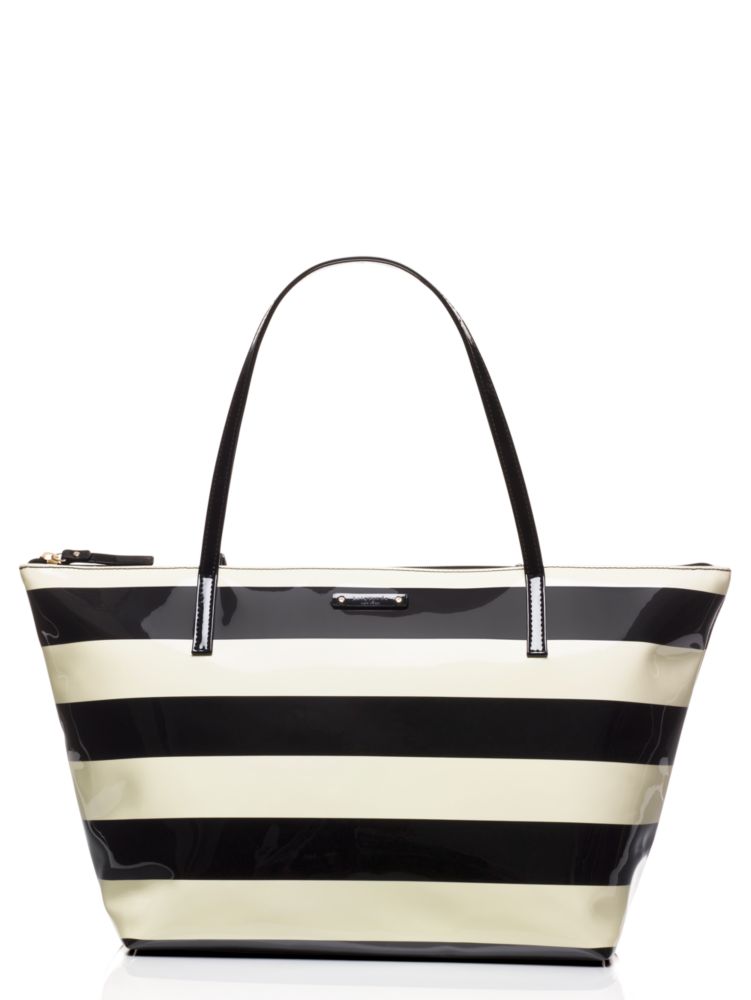 LOVE this striped kate spade bag - only $69!