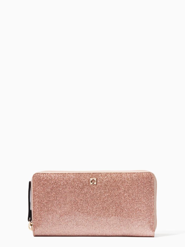 kate spade rose gold wallet - on sale for $49!
