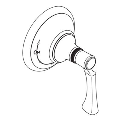 Bellis Volume Control Valve Trim, Lever Handle