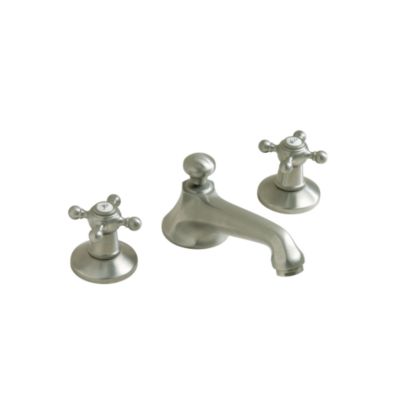 Hampstead Basin Set with Traditional Spout, Cross Handles