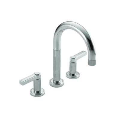 Vir Stil by Laura Kirar Deck-Mounted Bath Set, Lever Handles
