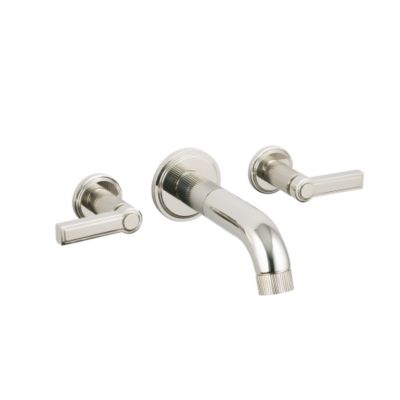 Vir Stil by Laura Kirar Wall Bath Set with Spout, Lever Handles