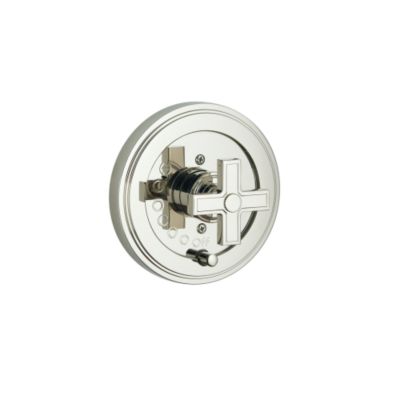 Vir Stil by Laura Kirar Pressure Balance Valve Trim with Diverter, Cross Handle