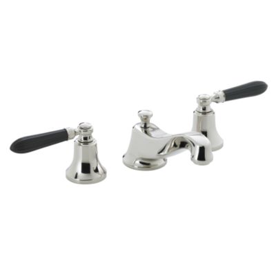 Tuxedo by Barbara Barry Basin Set, Black Reeded Handles