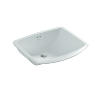 Hampstead Undercounter Basin with Overflow, Glazed