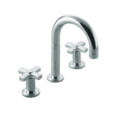 Vir Stil Minimal by Laura Kirar Basin Set, Cross Handles