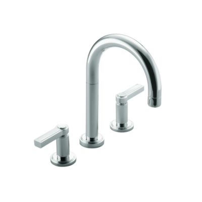 Vir Stil Minimal by Laura Kirar Basin Set, Lever Handles