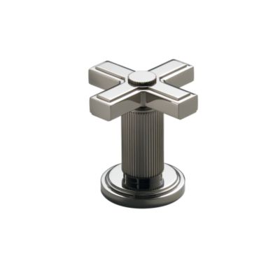 Vir Stil by Laura Kirar Deck-Mounted Diverter, Cross Handle