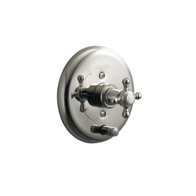 Hampstead Pressure Balance Valve Trim with Diverter, Cross Handle