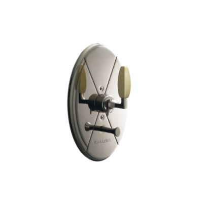 Glamour by Barbara Barry Pressure Balance Valve Trim with Diverter, Ivory Handle