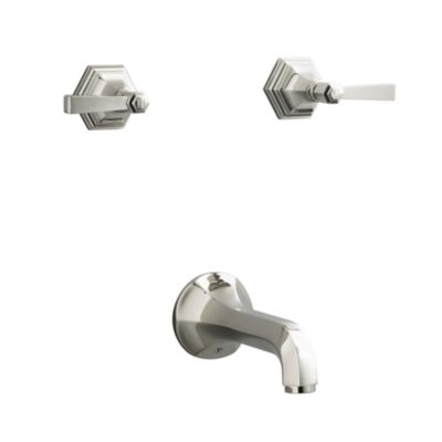 For Town by Michael S Smith Wall Bath Set with Spout, Lever Handles