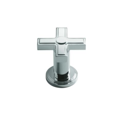 Vir Stil Minimal by Laura Kirar Deck-Mounted Diverter, Cross Handle