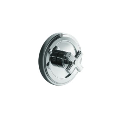 Vir Stil Minimal by Laura Kirar Thermostatic Valve Trim, Cross Handle