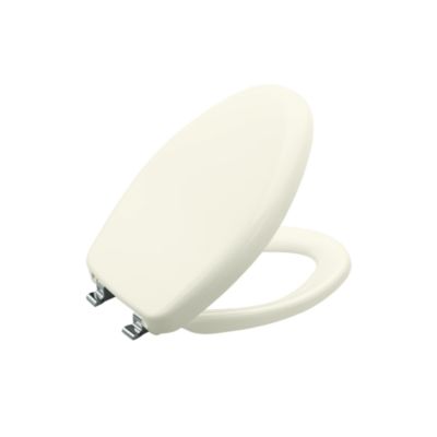 Persephone Thermoset Toilet Seat, Elongated, Nickel Silver Trim