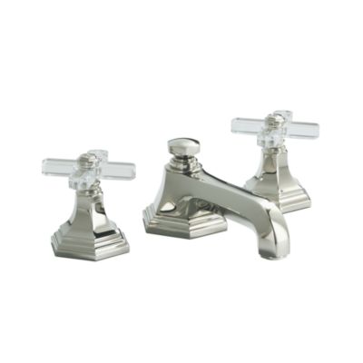 For Town by Michael S Smith Basin Set, Crystal Cross Handles