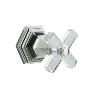 For Town by Michael S Smith 2-Way Diverter Trim, Crystal Cross Handle