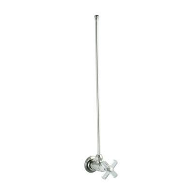 For Town by Michael S Smith Basin Supply Valve, Crystal Cross Handle