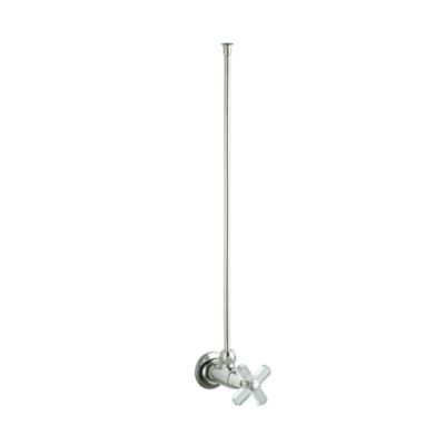 For Town by Michael S Smith Toilet Supply Valve, Crystal Cross Handle