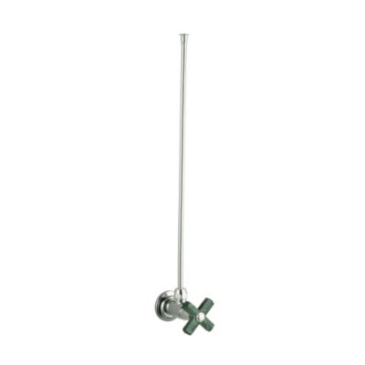 For Town by Michael S Smith Toilet Supply Valve, Green Nephrite Jade Cross Handle