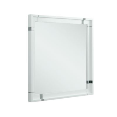 Vir Stil by Laura Kirar Mirror, White Lacquer